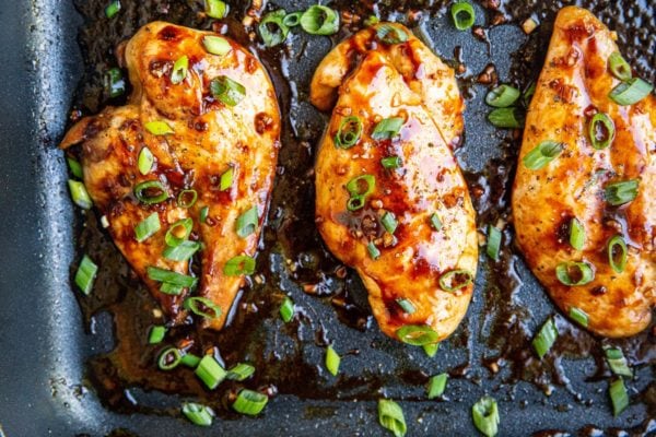 horizontal image of Asian Baked Chicken