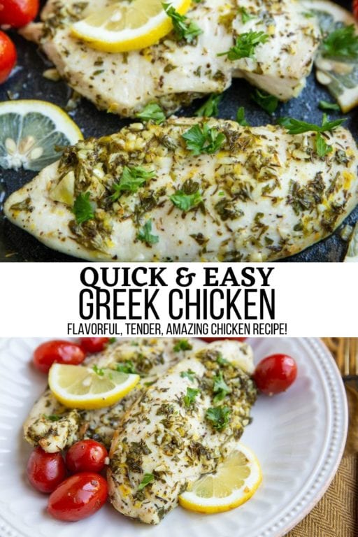 Greek Chicken Breasts - The Roasted Root