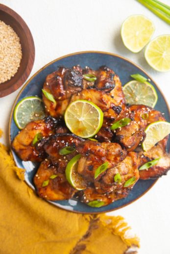 Crispy Air Fryer Asian Chicken Thighs - The Roasted Root