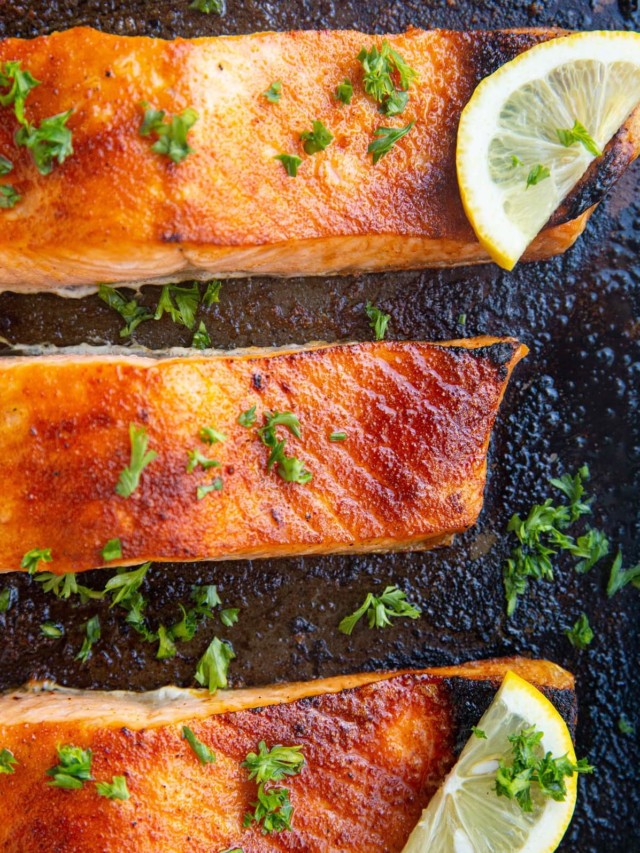 EASY BROILED SALMON RECIPE STORY