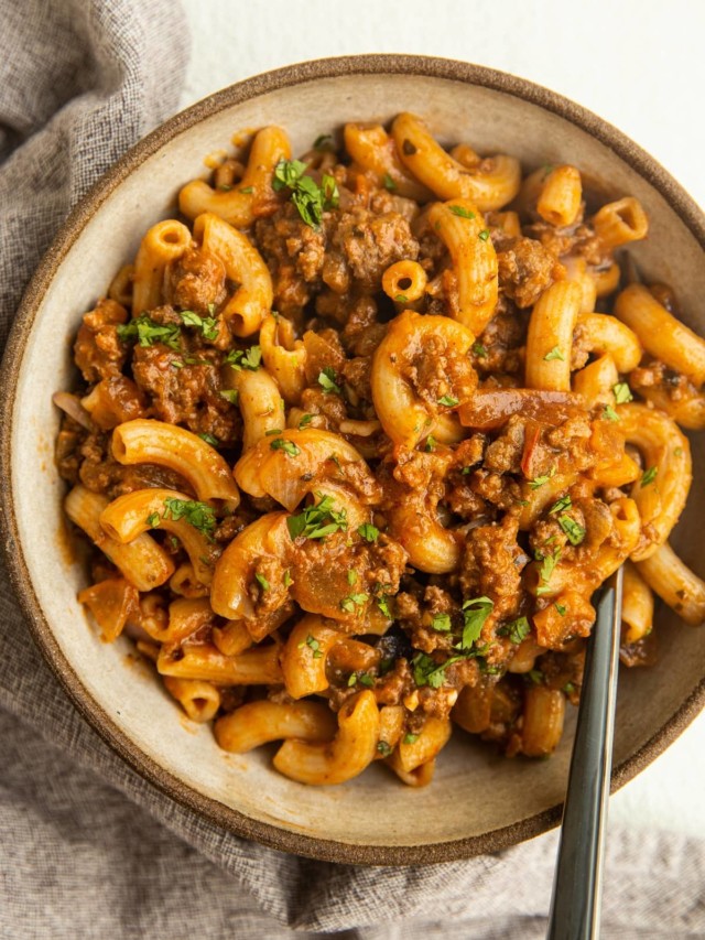 GLUTEN-FREE DAIRY-FREE HAMBURGER HELPER STORY
