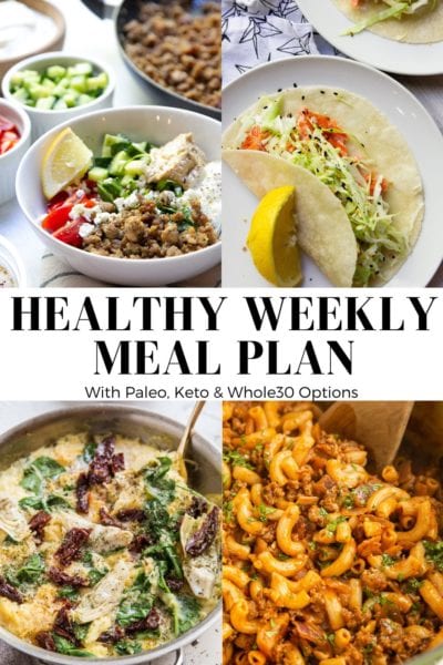 Healthy Weekly Meal Plan - Week 30 - The Roasted Root