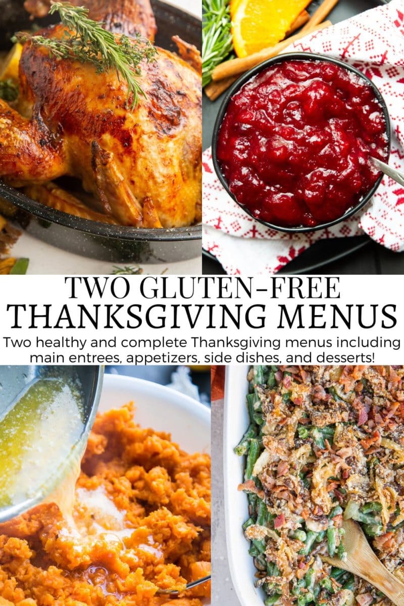 Thanksgiving Dinner Menus that are gluten-free, healthy, and fresh.