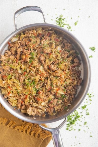 Ground Turkey Cabbage Skillet - The Roasted Root