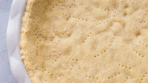 Almond Flour Pie Crust recipe - keto, sugar free, paleo, grain-free, dairy-free, and delicious!