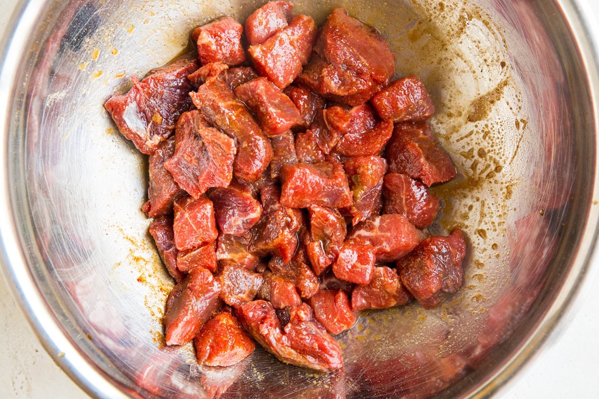 Mix the ingredients together in a mixing bowl