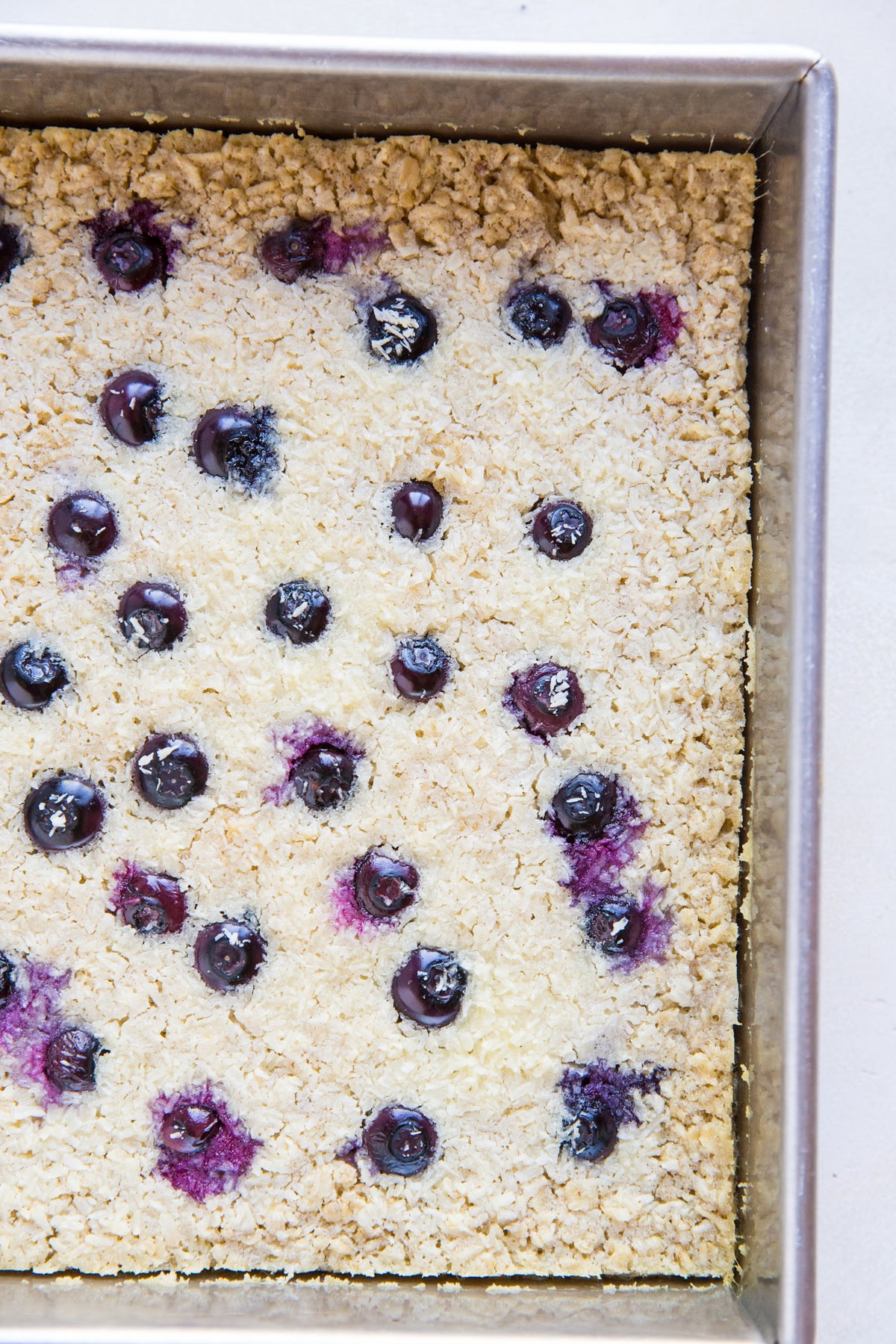 Blueberry Baked Oatmeal - Dairy-Free, Refined Sugar-Free, Gluten-Free, and healthy! | theroastedroot.net #brunch #breakfast #recipe @roastedroot