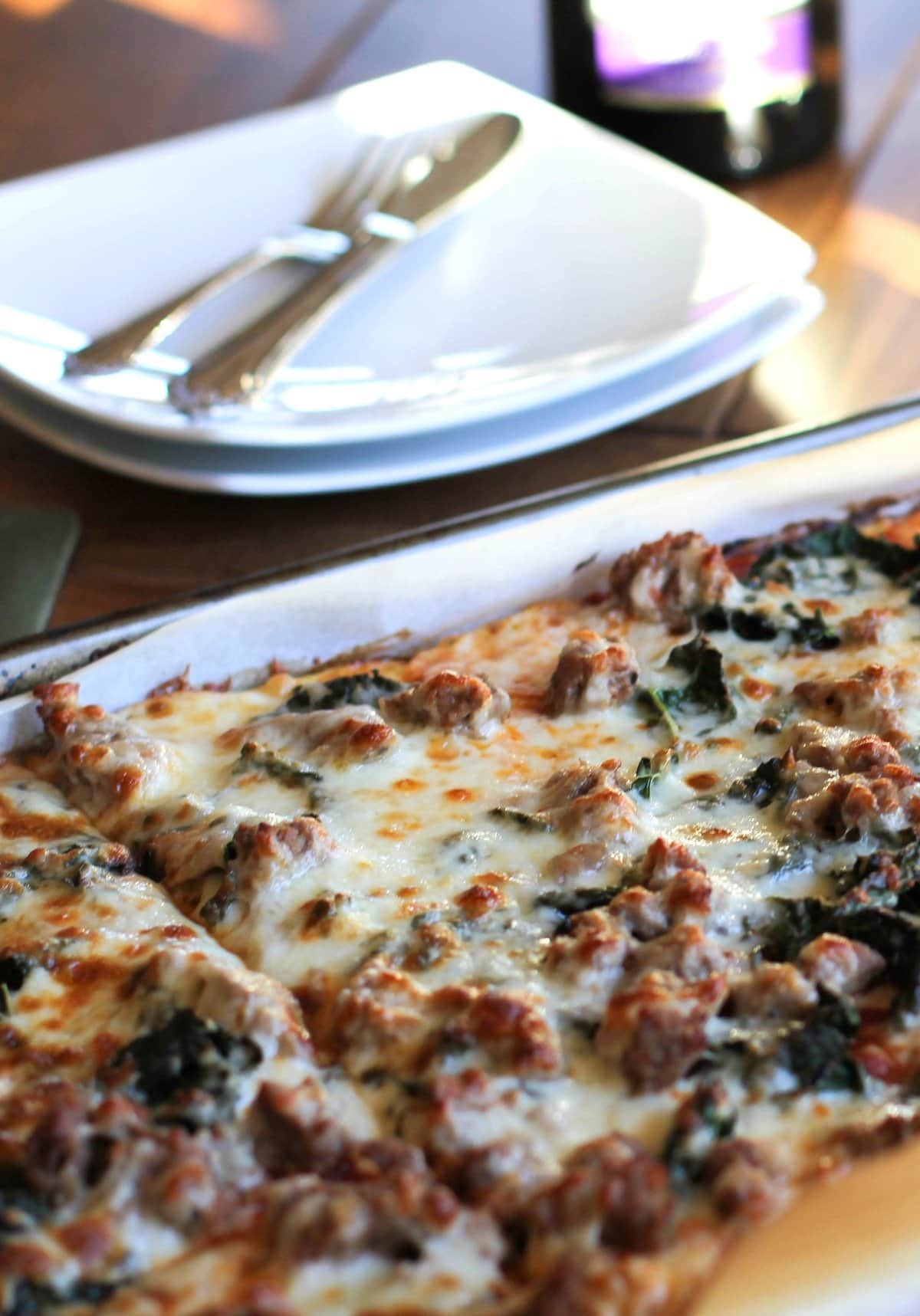 Cauliflower Pizza Crust - how to make grain-free, gluten-free pizza crust using cauliflower!