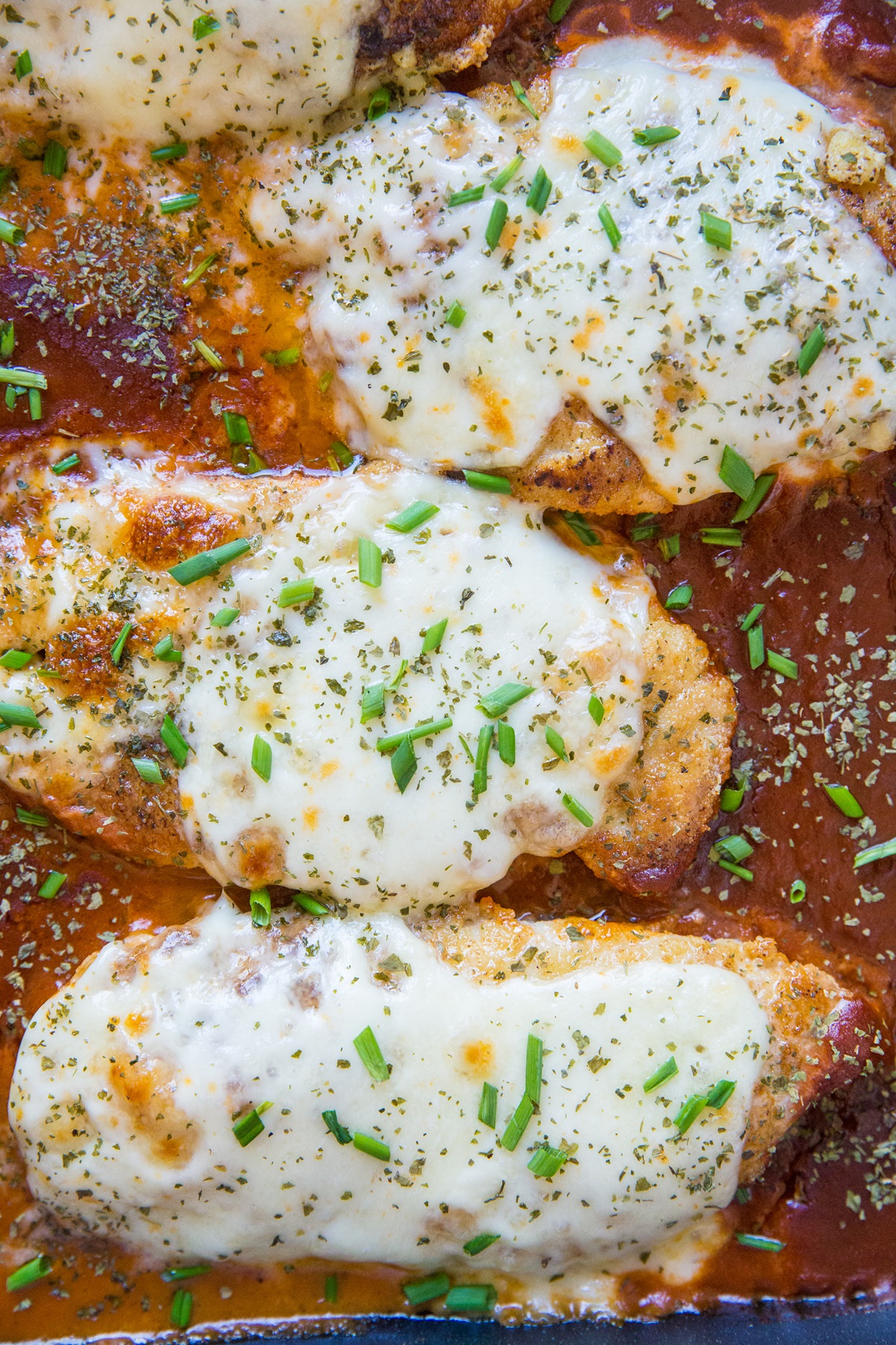 Grain-Free Low-Carb Keto Chicken Parmesan made with almond flour - gluten-free and delicious!