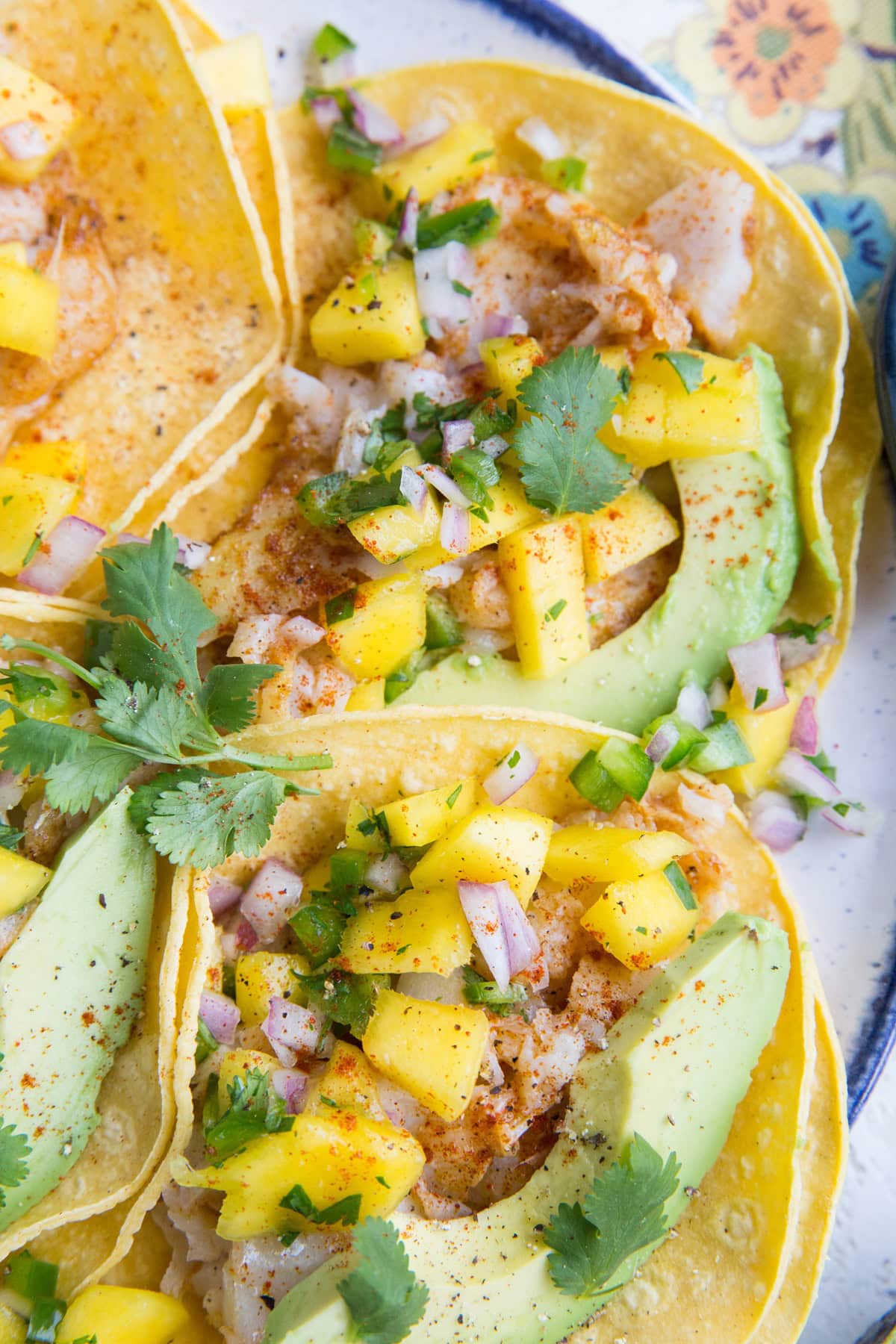 Fish Tacos with Mango Salsa are fresh, vibrant, and easy to make!