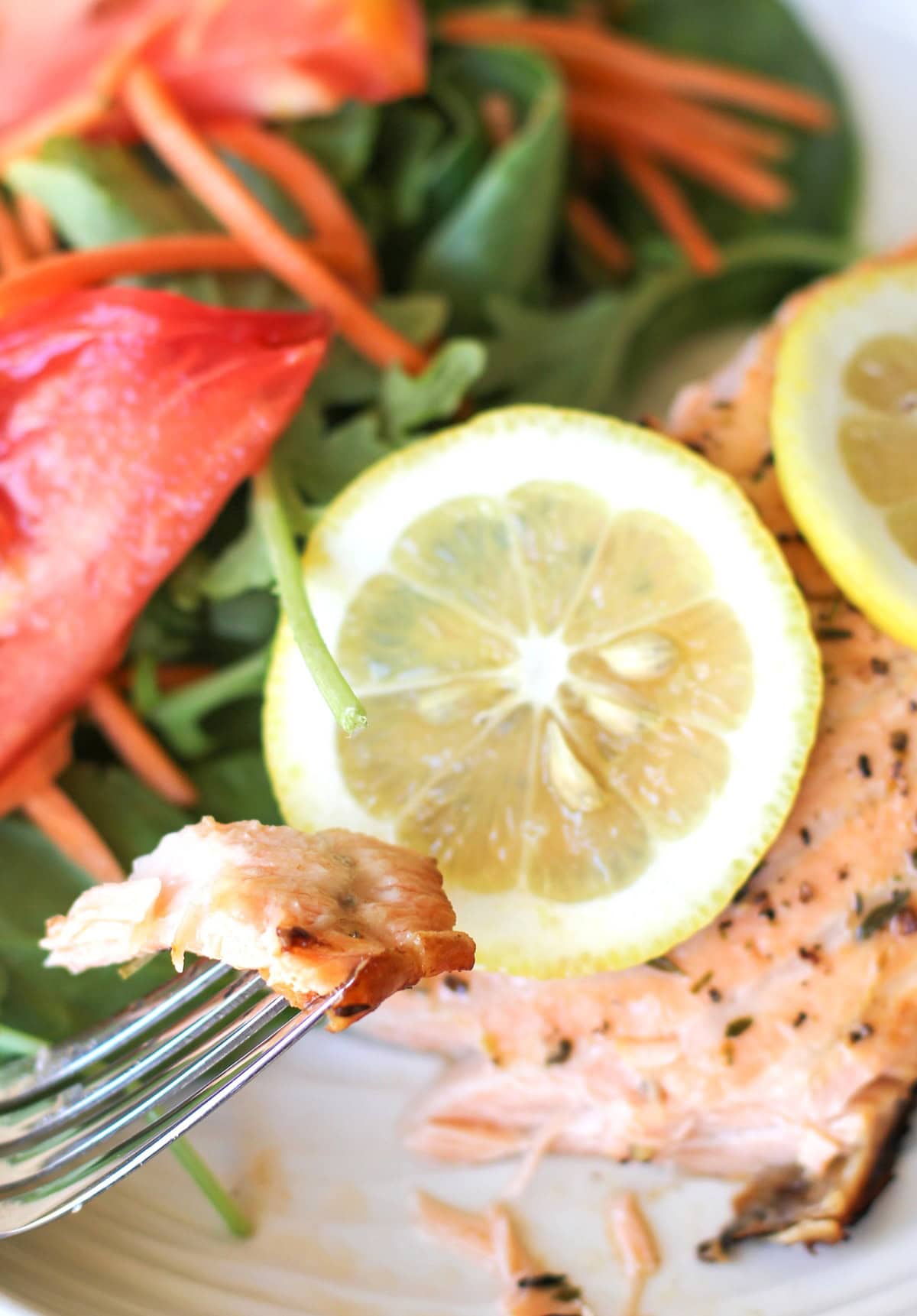 Grilled Salmon in Tin Foil