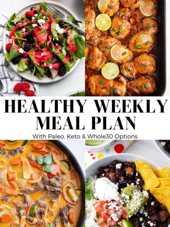 Healthy Weekly Meal Plan