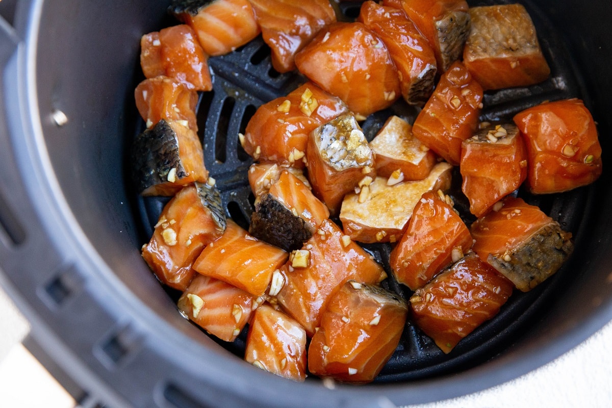 Air Fryer Salmon Bites - Jo Cooks