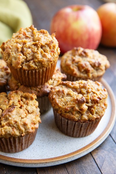 Spiced Apple Carrot Muffins