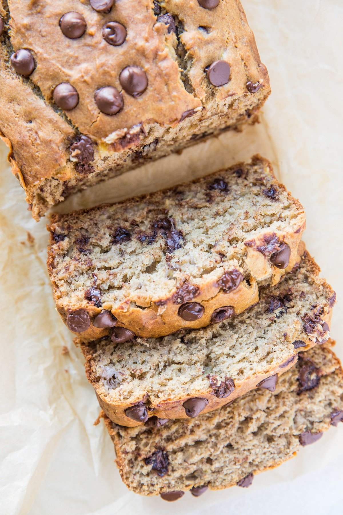 Perfect Gluten-Free Banana Bread - a healthy banana bread recipe sweetened mostly with banana and some coconut sugar