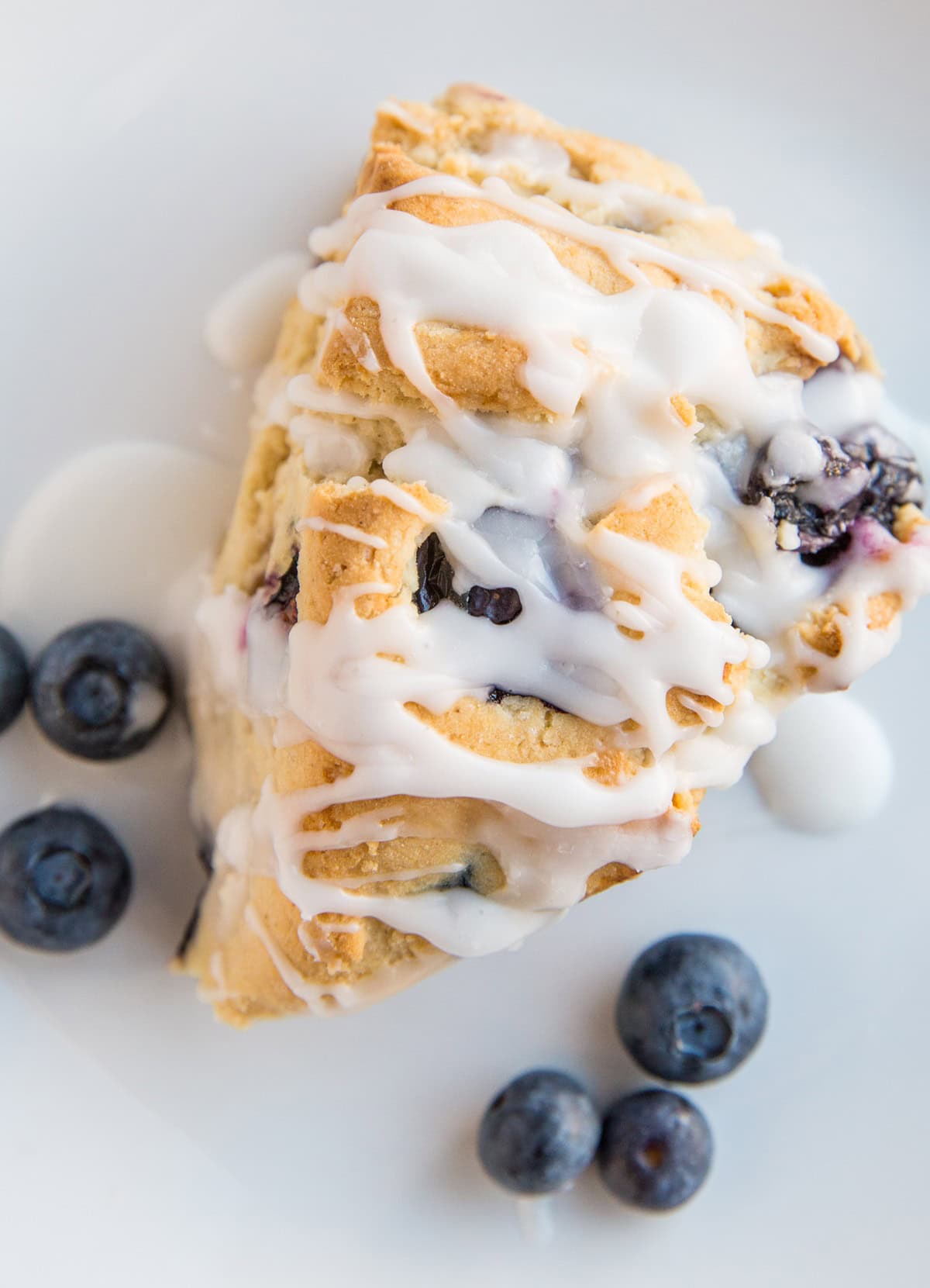 Gluten-Free Vegan Blueberry Scones made with 5 ingredients - no advance prep or baking experience needed!