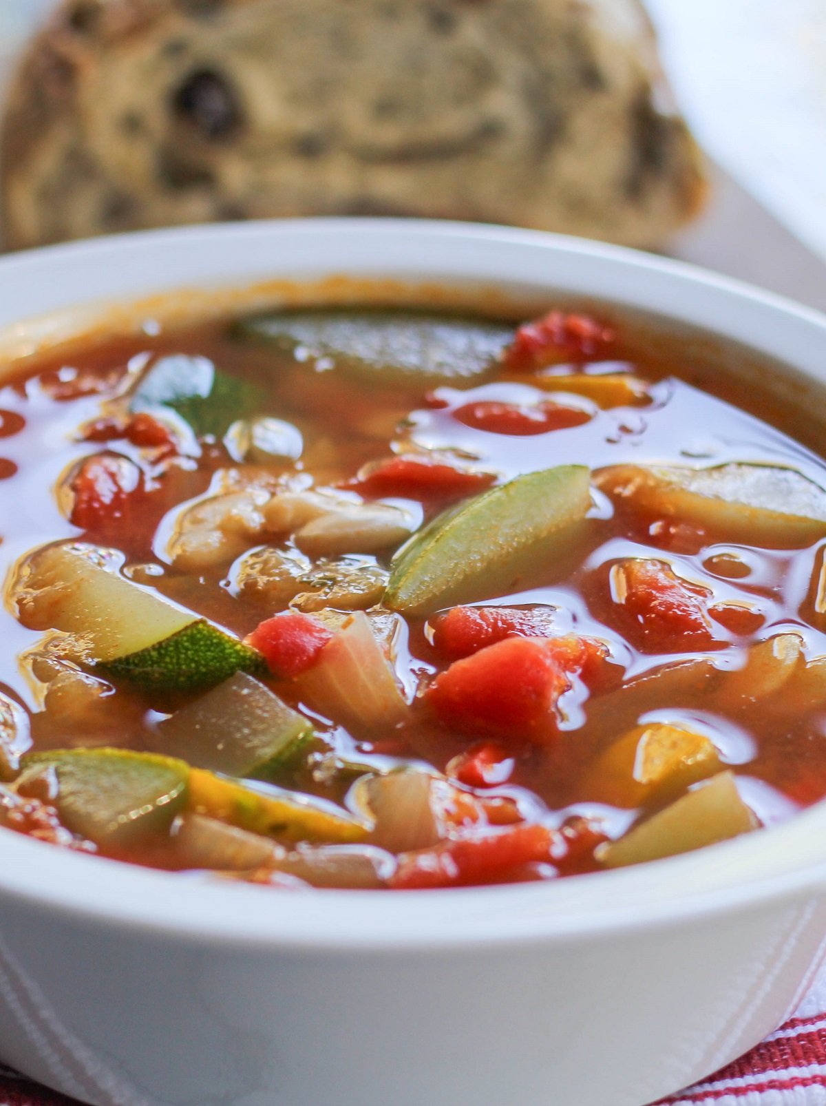 Zucchini and Yellow Squash Soup | TheRoastedRoot.com - vegetarian, vegan, healthy