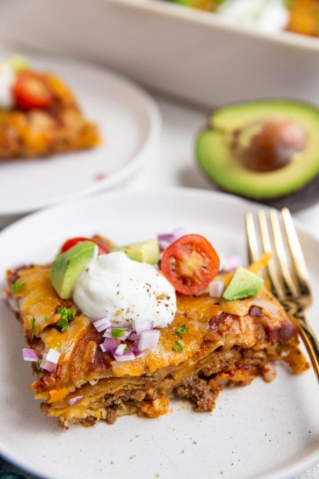 Ground Beef Enchilada Casserole with Corn Tortillas The Roasted Root