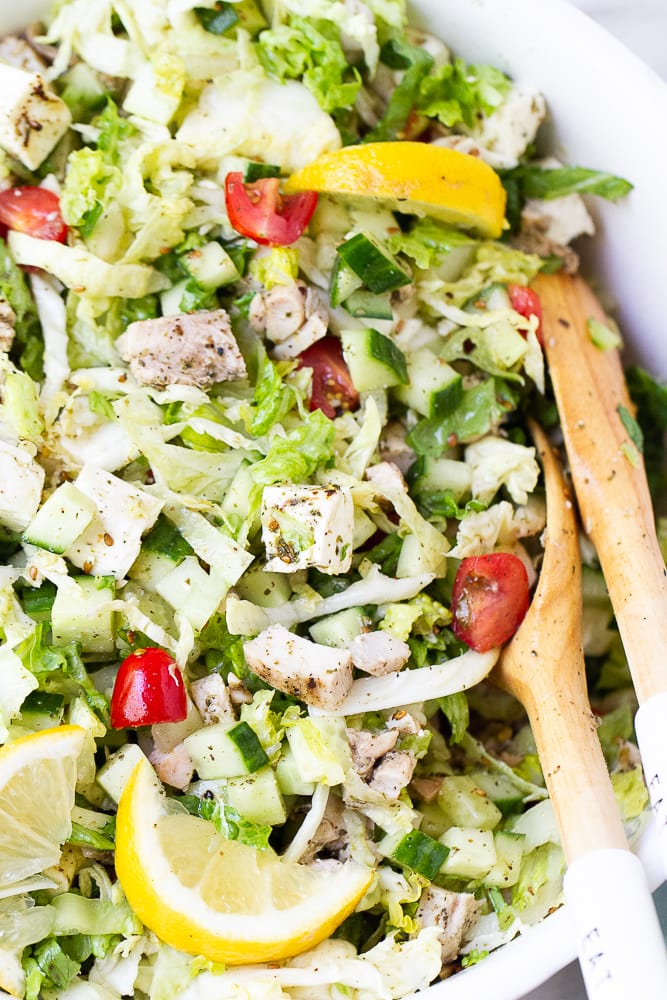 Za'atar Grilled Chicken Salad