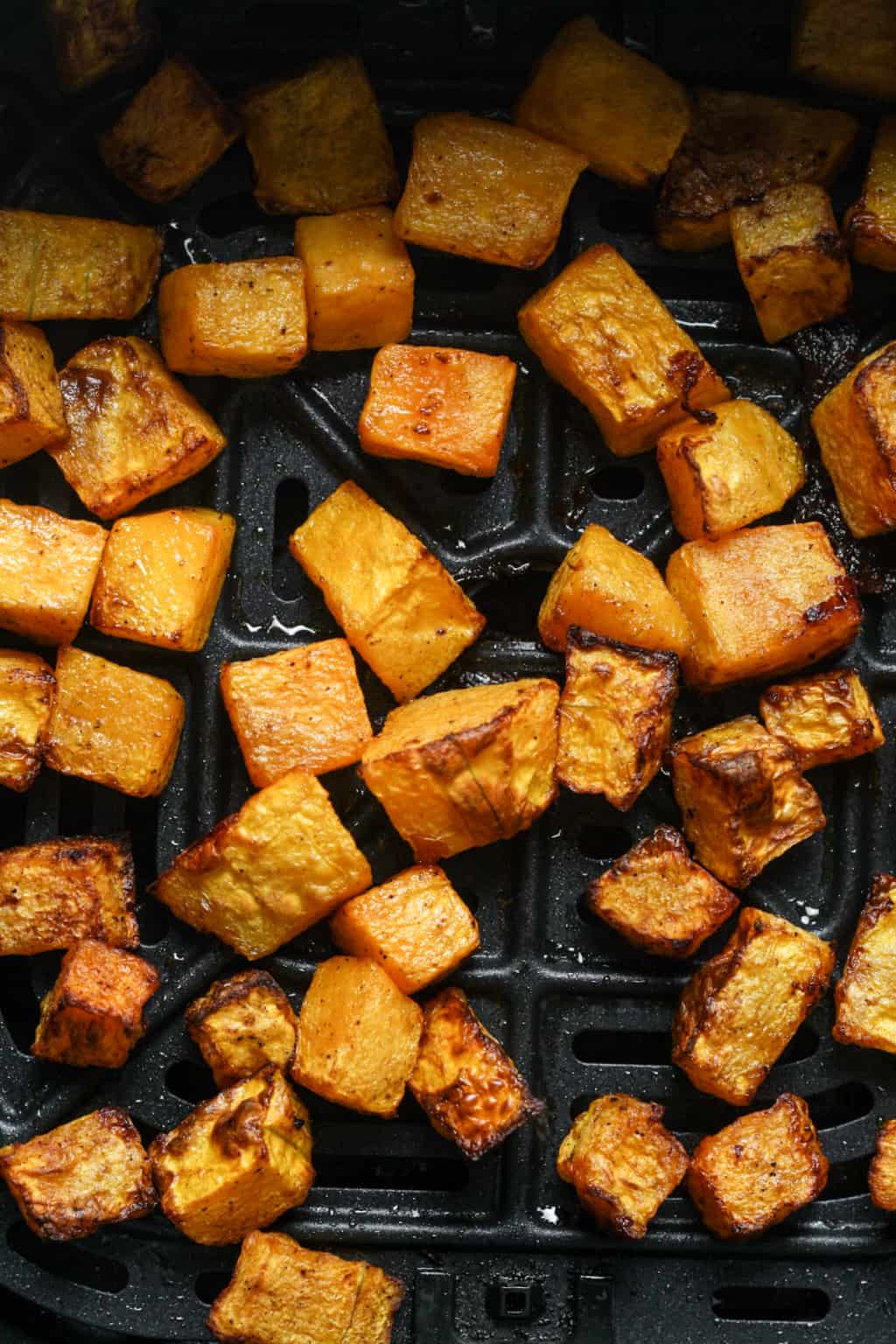 Butternut squash in an air fryer