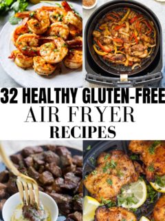 collage for air fryer recipes