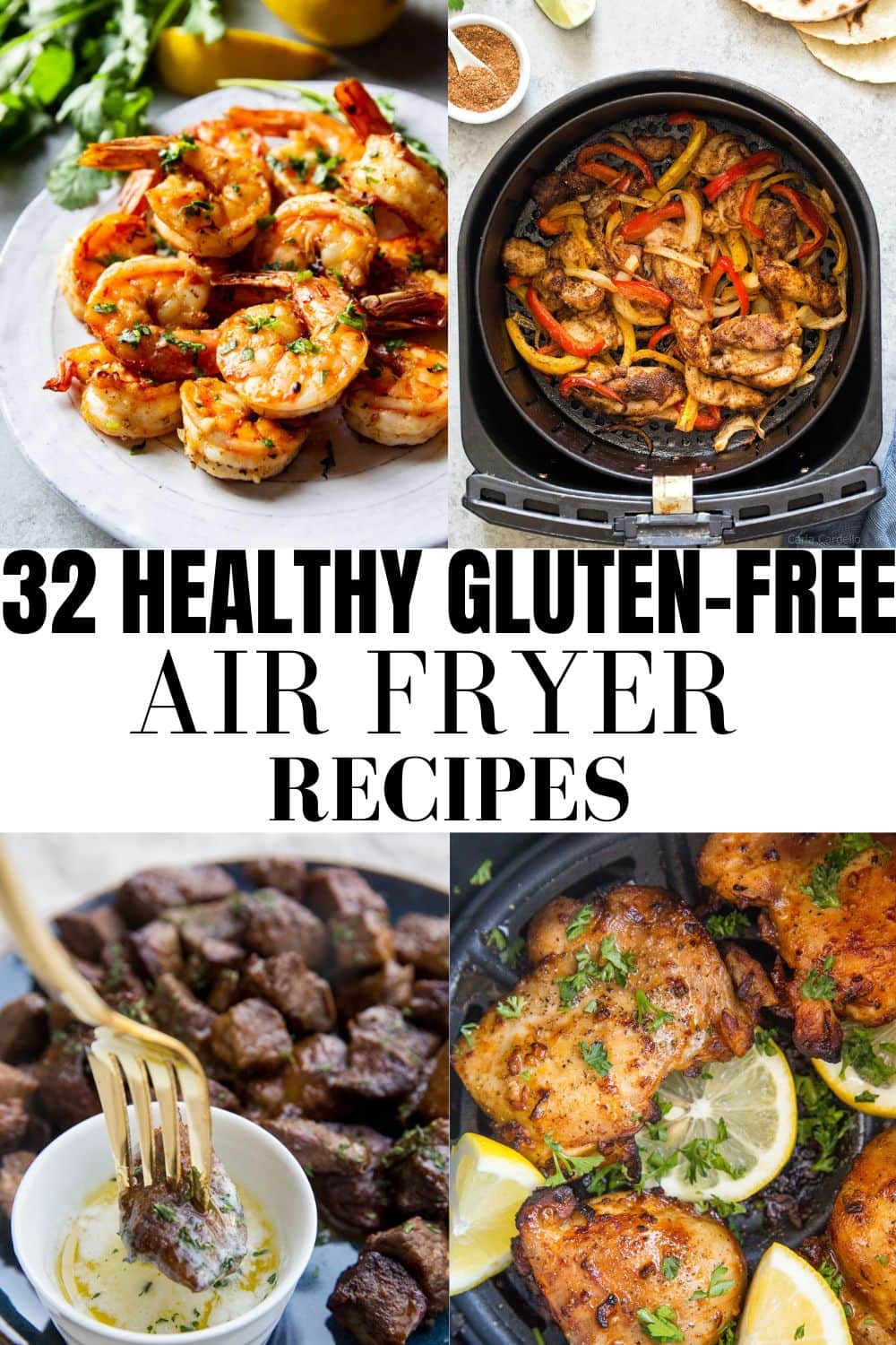 collage for air fryer recipes