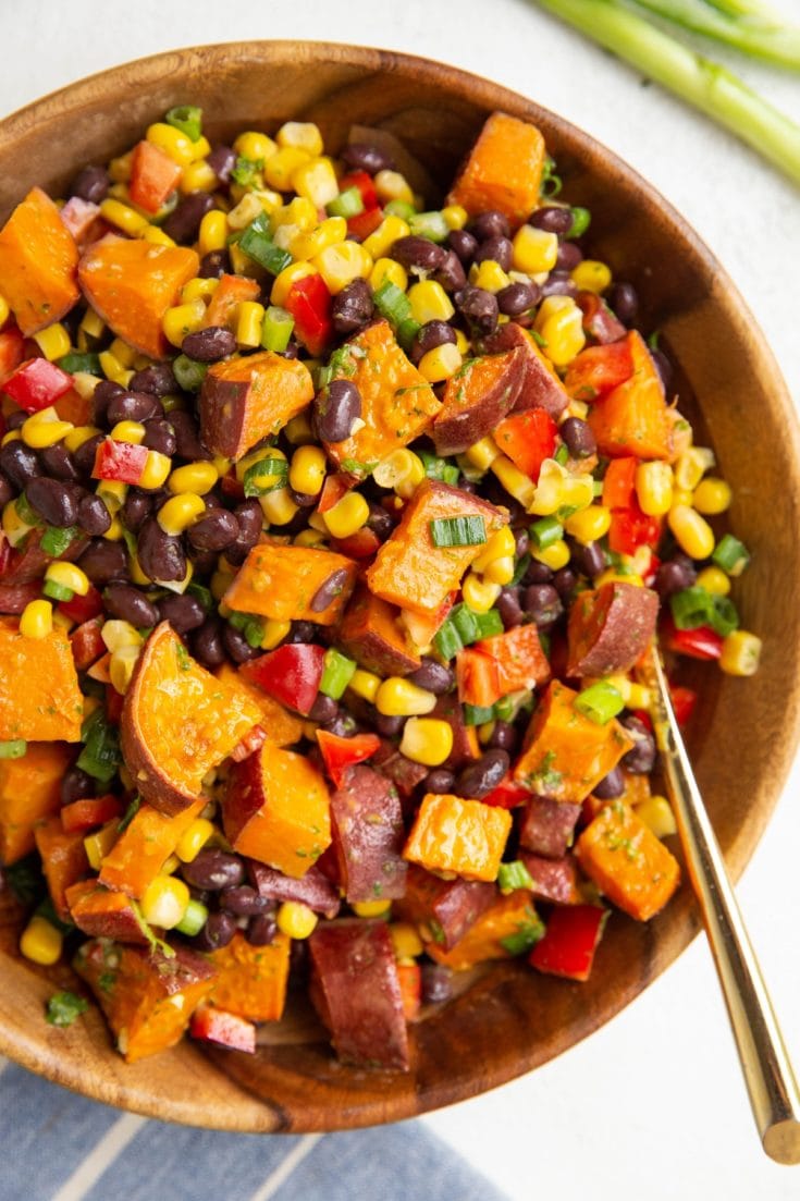 Sweet Potato Black Bean Salad - The Roasted Root