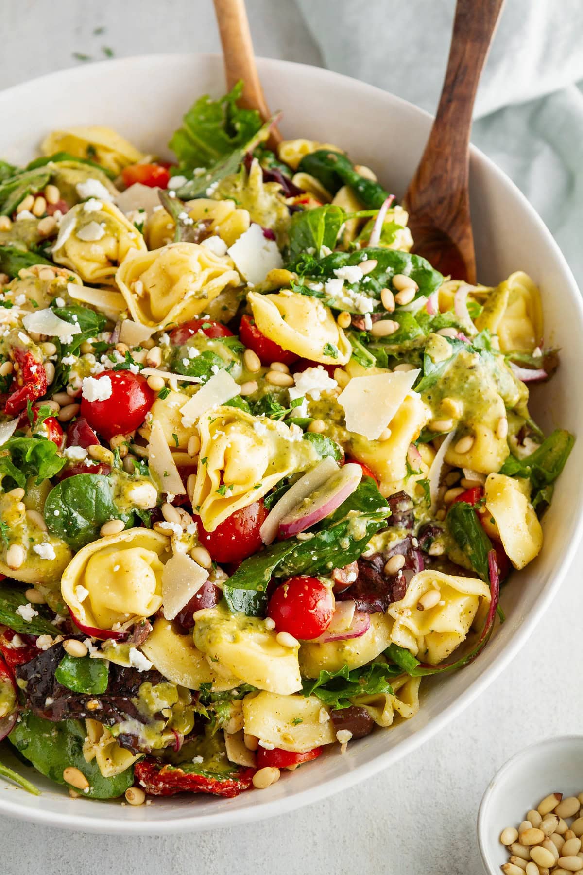 Tortellini Pasta Salad - The Roasted Root