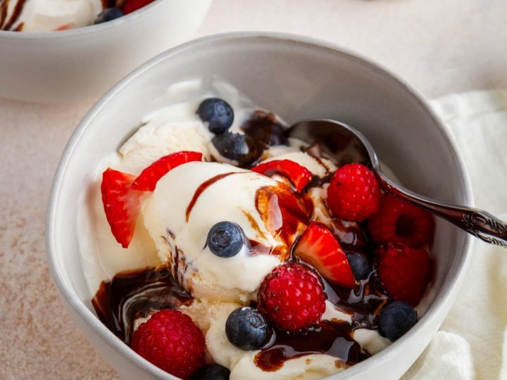 3-Ingredient No-Churn Vanilla Ice Cream - The Roasted Root