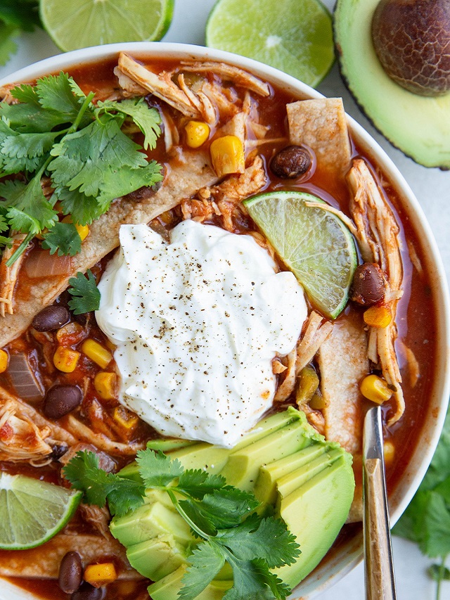 CROCK POT CHICKEN TORTILLA SOUP STORY
