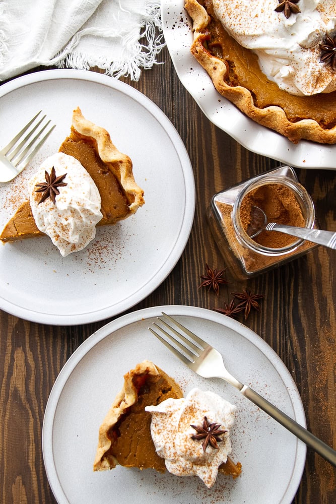 Maple Chai Gluten-Free Pumpkin Pie