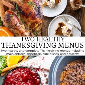 Two Thanksgiving Menus
