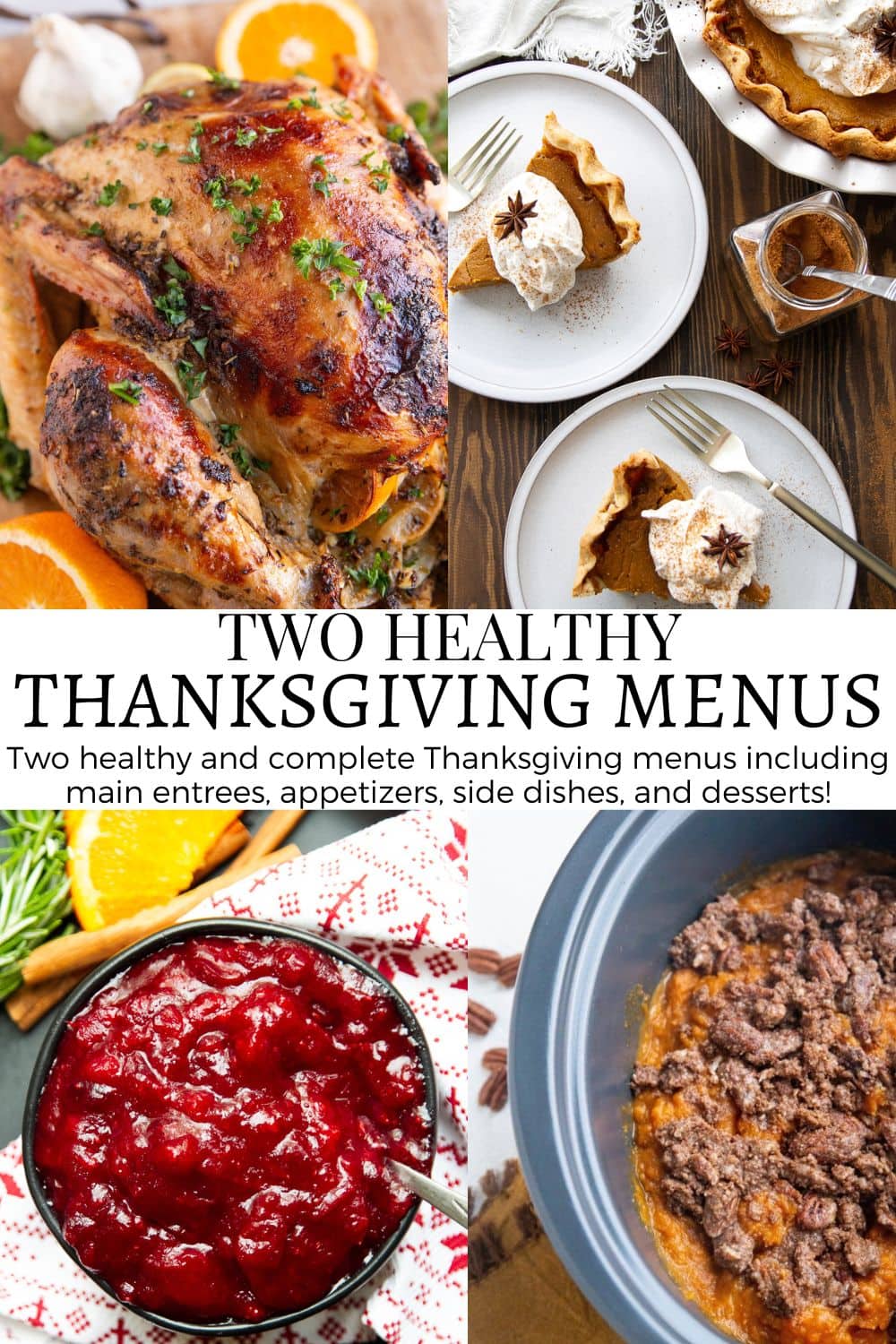 Two Thanksgiving Menus