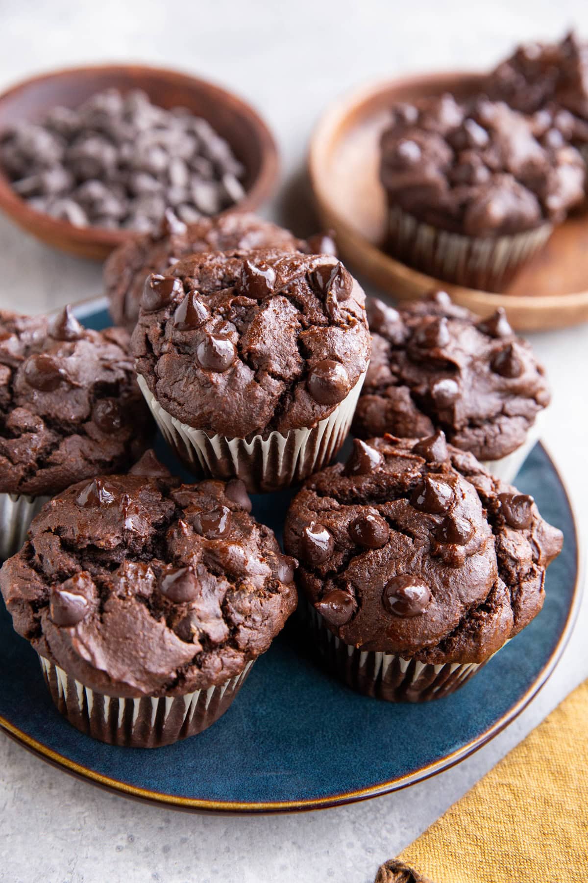 Double-Chocolate Muffin Tops