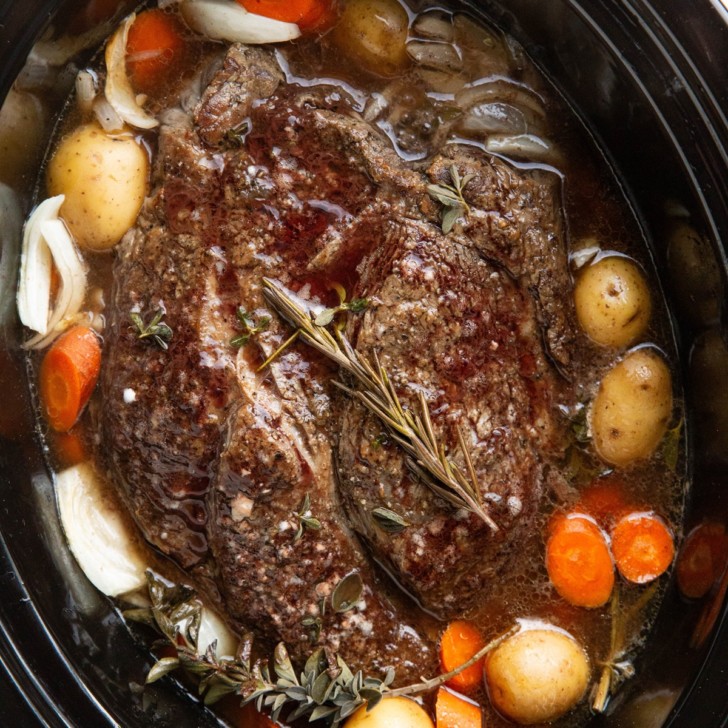 Slow Cooker Pot Roast - The Roasted Root