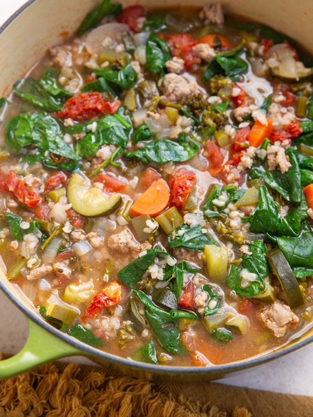 GROUND TURKEY SOUP WITH RICE STORY