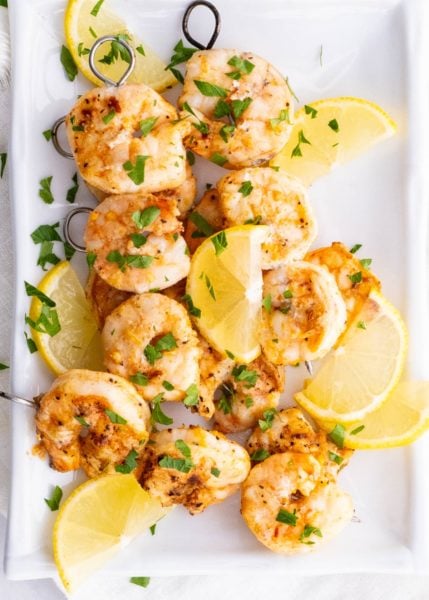 Grilled Shrimp Skewers - The Roasted Root