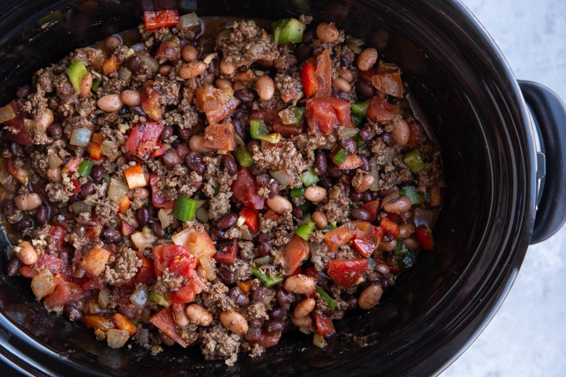 Easy Crock Pot Chili Recipe - The Roasted Root