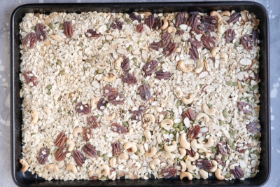 Homemade Muesli Recipe - The Roasted Root - Homemade Muesli And Baked Eggs